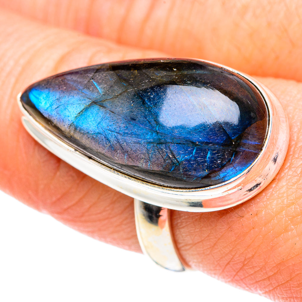 Labradorite Rings handcrafted by Anasilvercos - RING87676