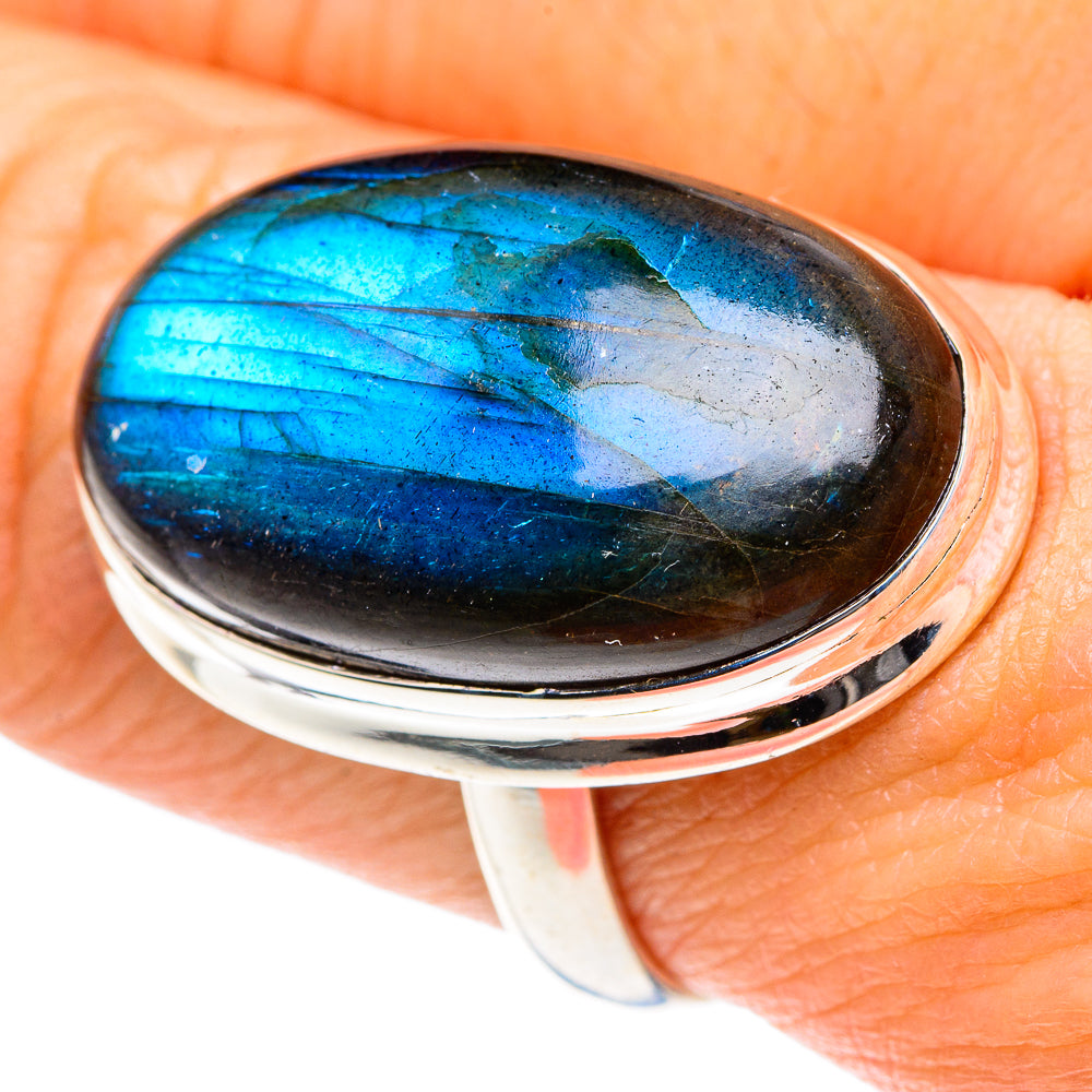 Labradorite Rings handcrafted by Anasilvercos - RING87697