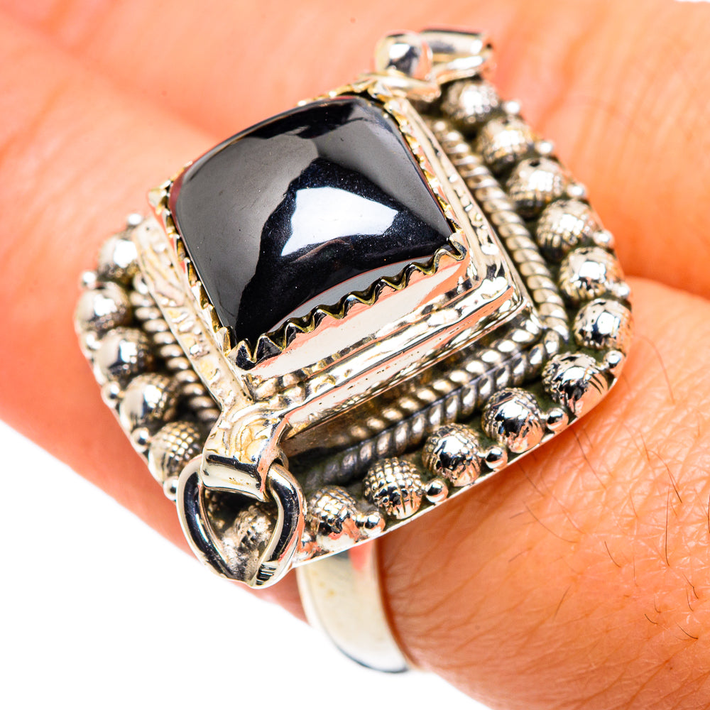 Hematite Rings handcrafted by Anasilvercos - RING87715