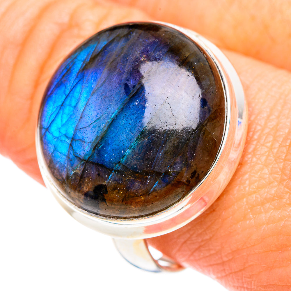 Labradorite Rings handcrafted by Anasilvercos - RING87717