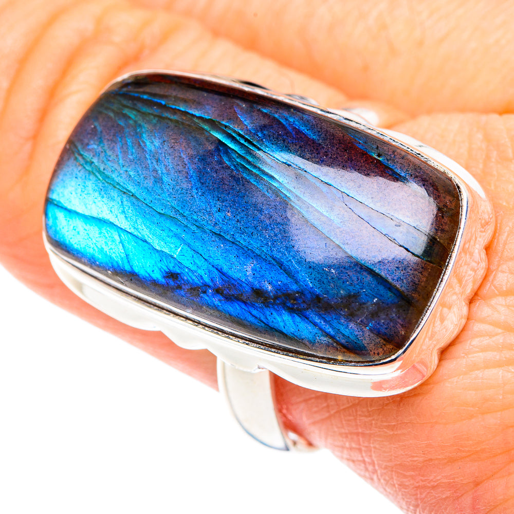 Labradorite Rings handcrafted by Anasilvercos - RING87719