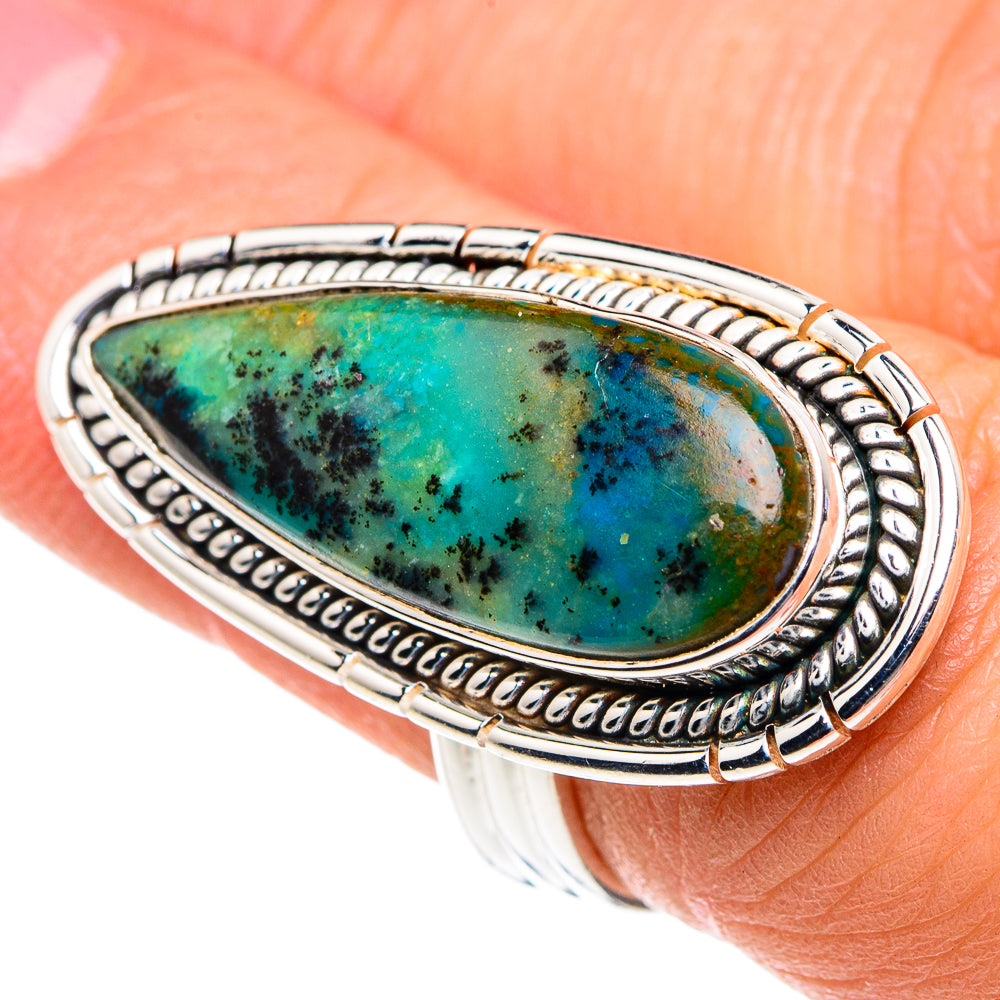 Peruvian Opal Rings handcrafted by Anasilvercos - RING87751