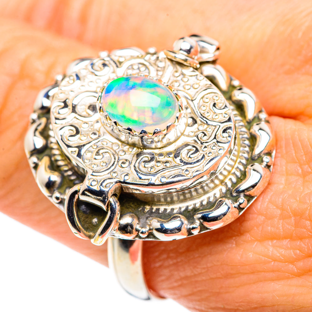 Ethiopian Opal Rings handcrafted by Anasilvercos - RING87782