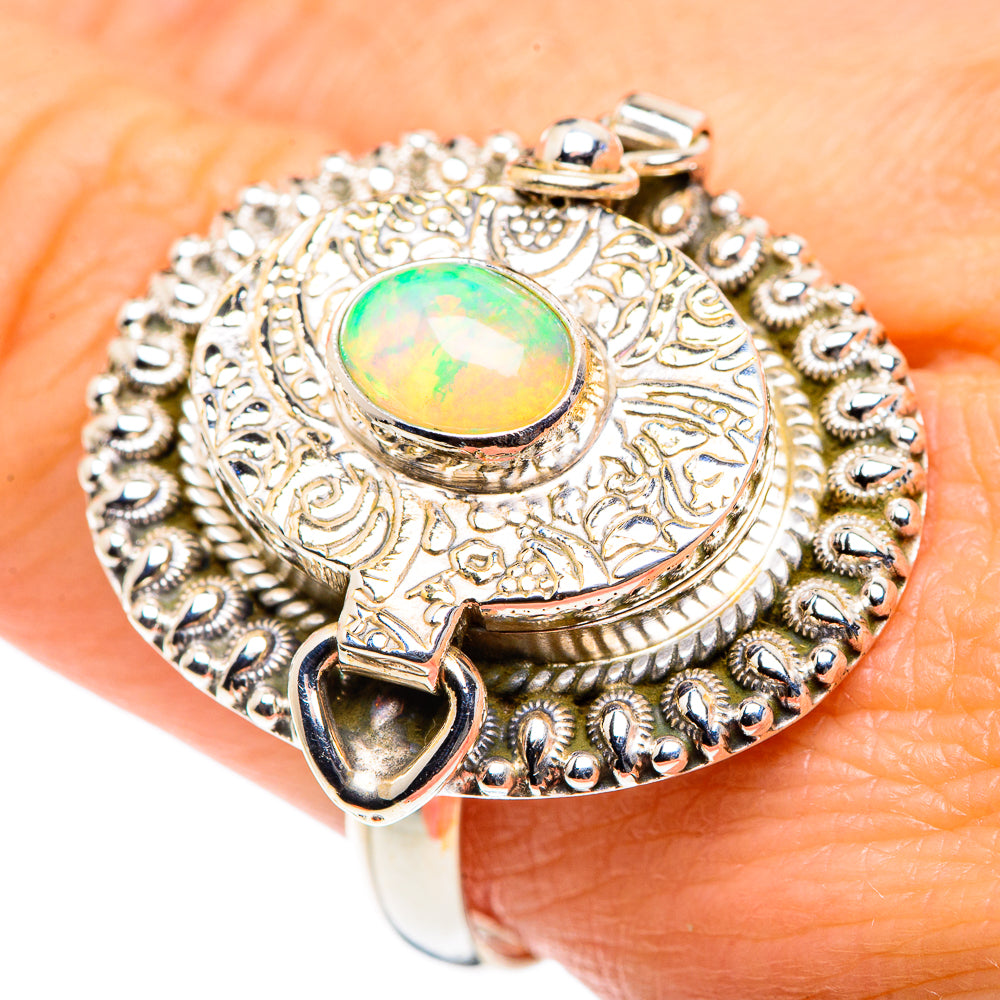 Ethiopian Opal Rings handcrafted by Anasilvercos - RING87783