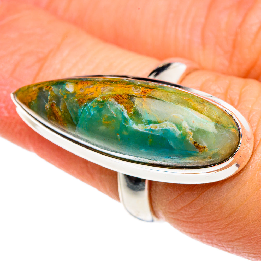 Peruvian Opal Rings handcrafted by Anasilvercos - RING87791