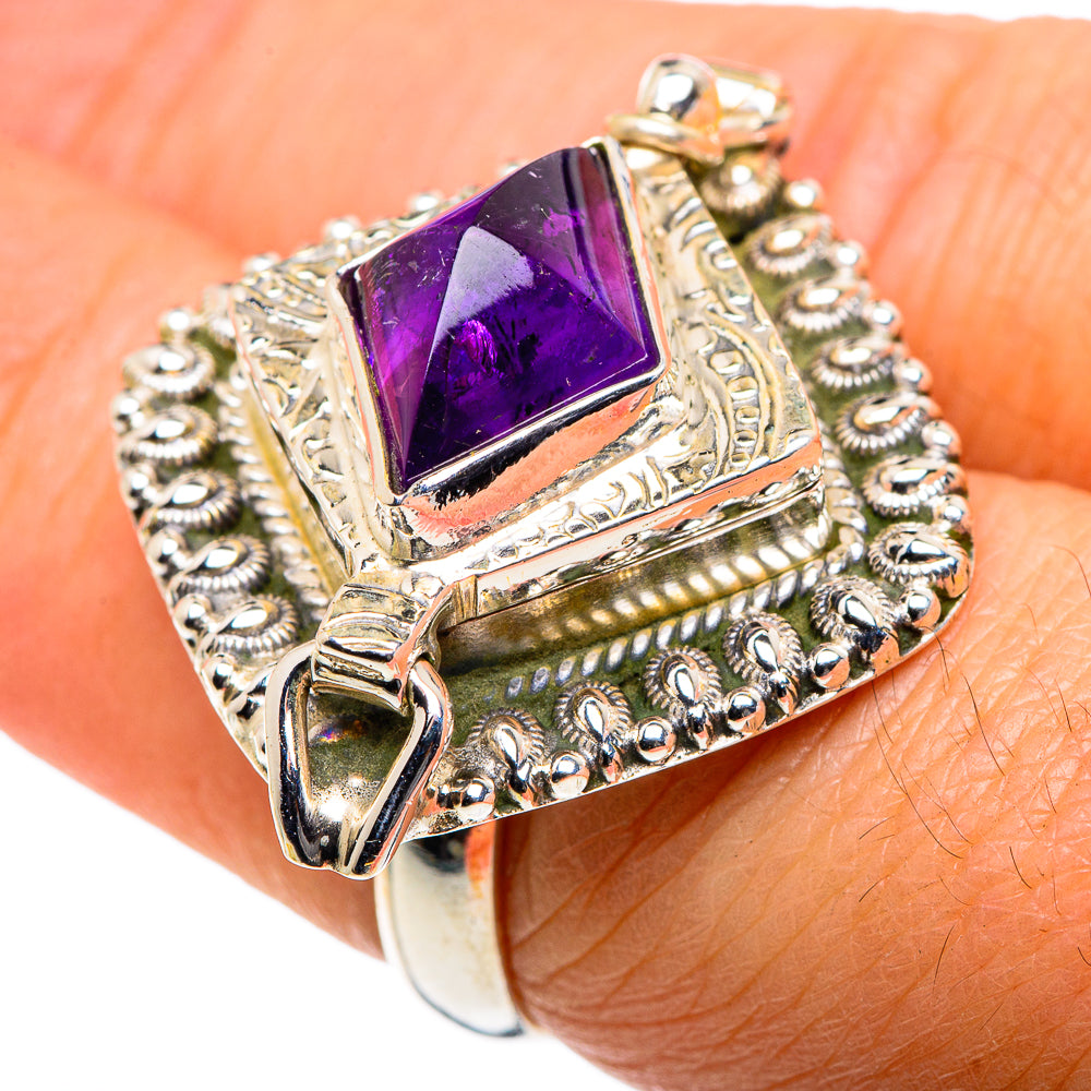 Amethyst Rings handcrafted by Anasilvercos - RING87801
