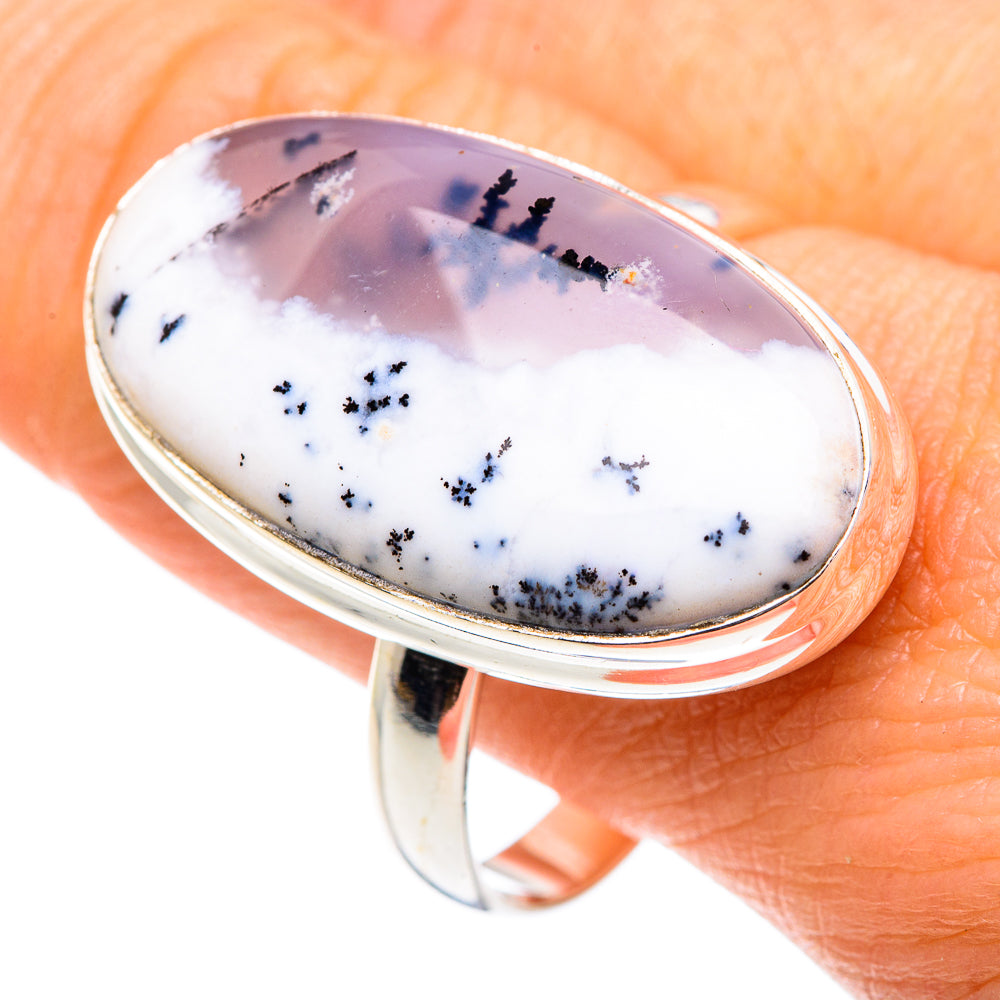 Dendritic Opal Rings handcrafted by Anasilvercos - RING87802