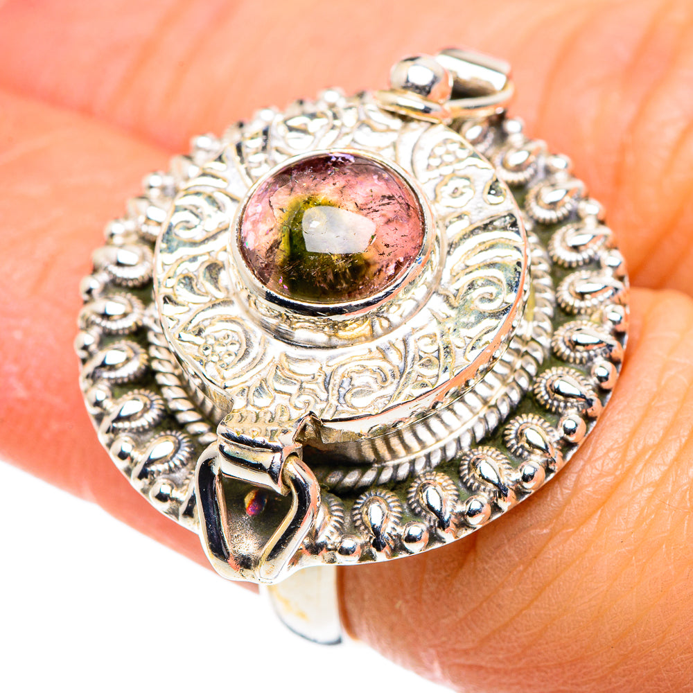 Watermelon Tourmaline Rings handcrafted by Anasilvercos - RING87806