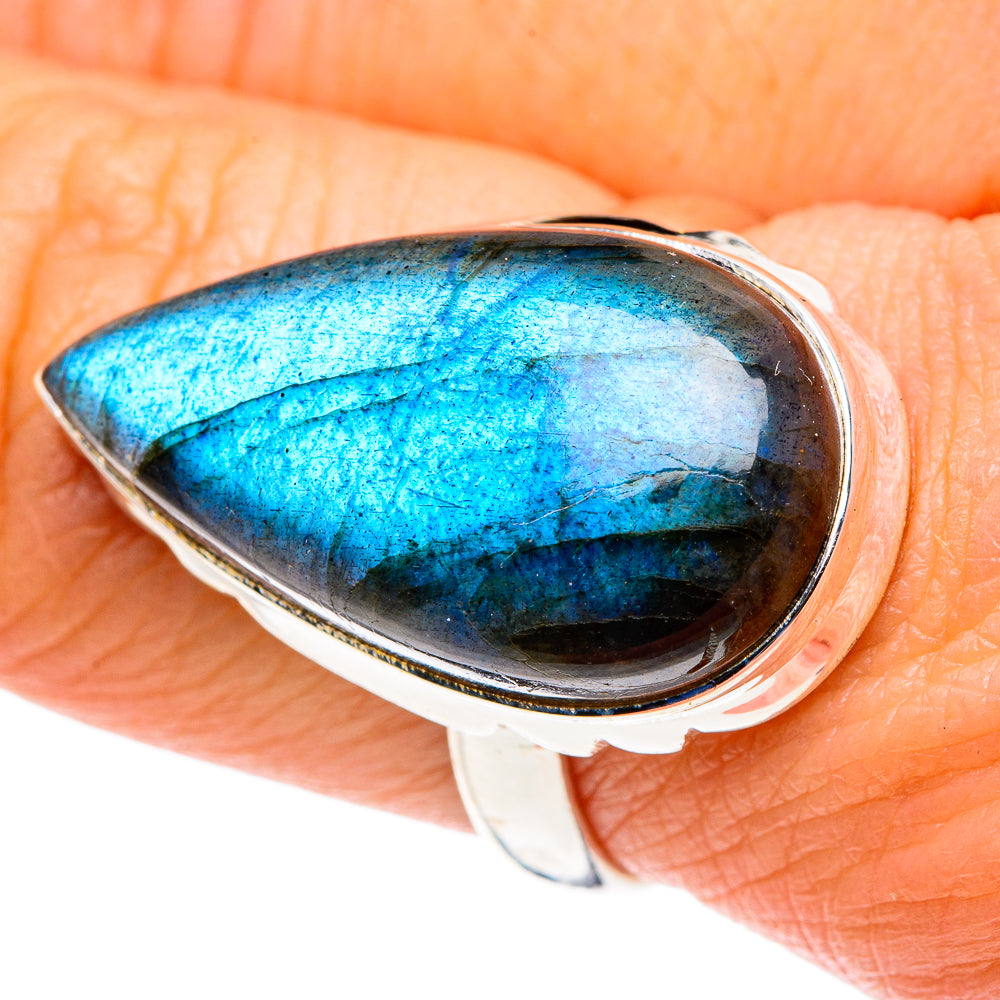 Labradorite Rings handcrafted by Anasilvercos - RING87809