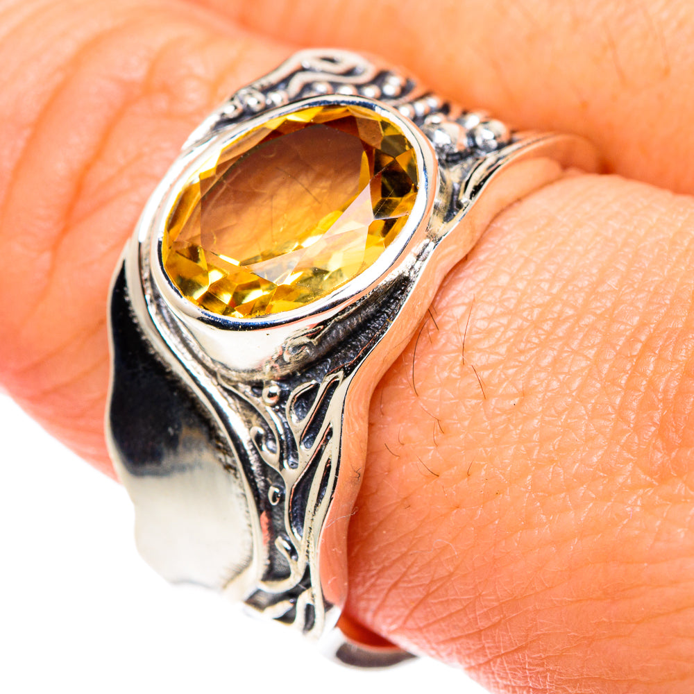 Citrine Rings handcrafted by Anasilvercos - RING87834