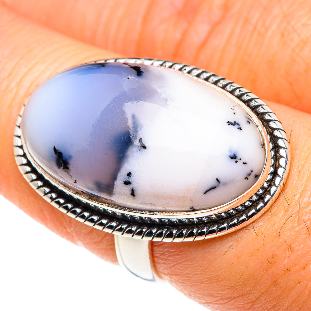Dendritic Opal Rings handcrafted by Anasilvercos - RING87845