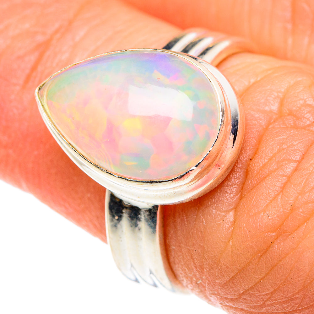 Ethiopian Opal Rings handcrafted by Anasilvercos - RING87865
