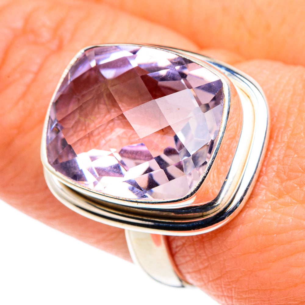 Kunzite Rings handcrafted by Anasilvercos - RING87876