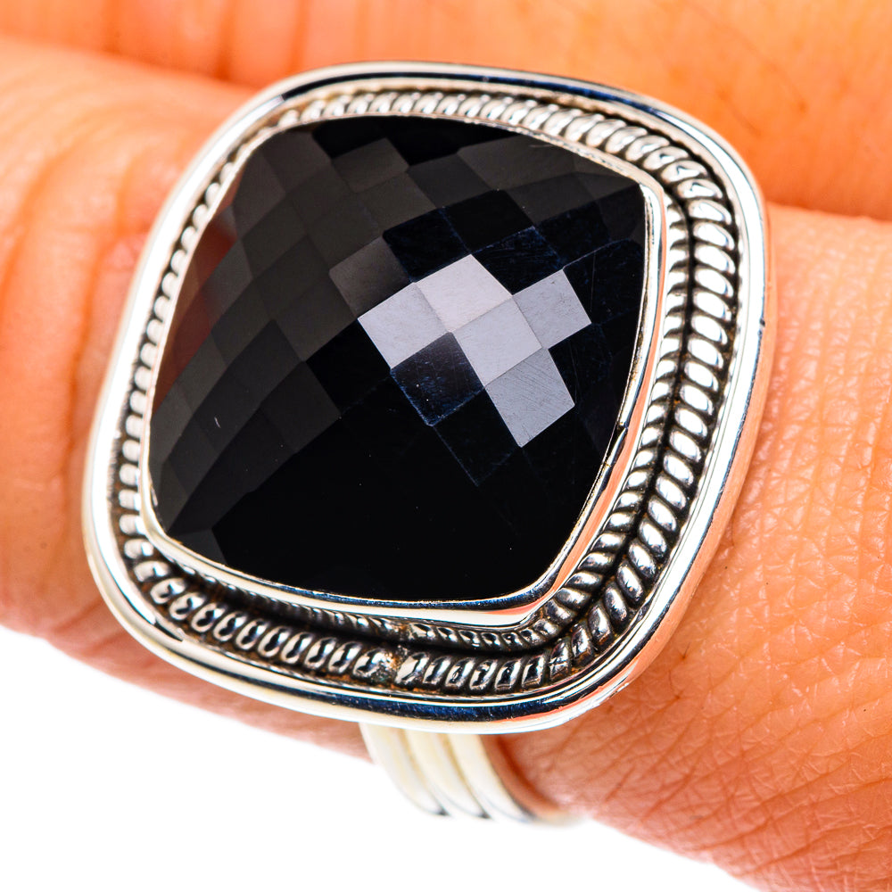 Black Onyx Rings handcrafted by Anasilvercos - RING87879