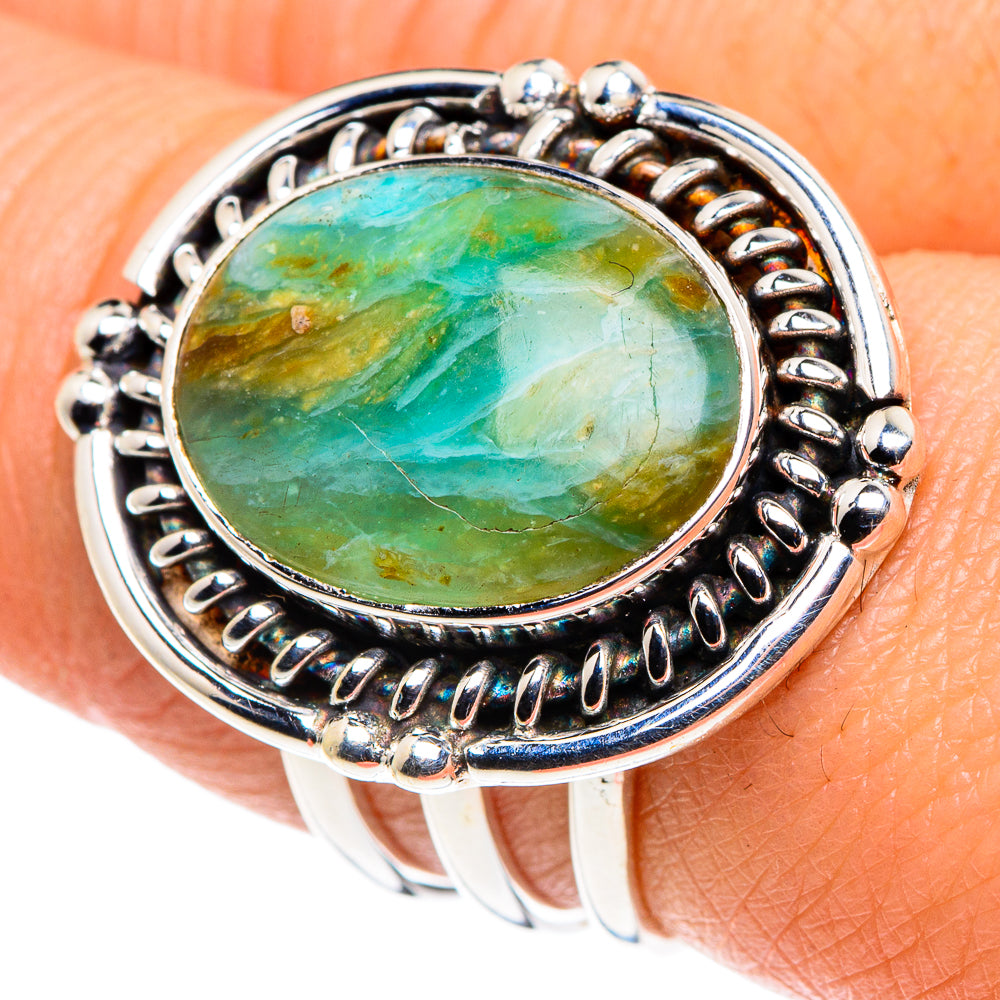 Peruvian Opal Rings handcrafted by Anasilvercos - RING87900