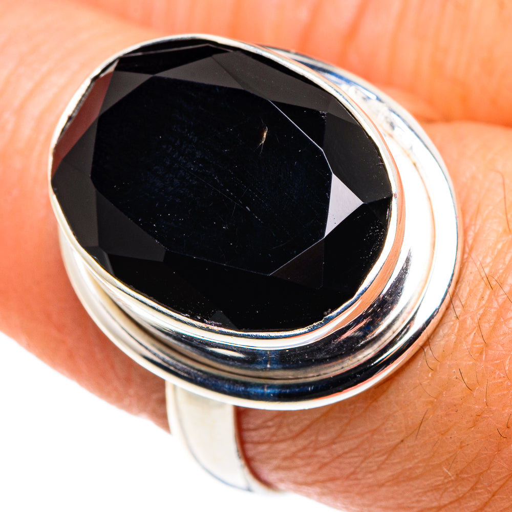 Black Onyx Rings handcrafted by Anasilvercos - RING87909
