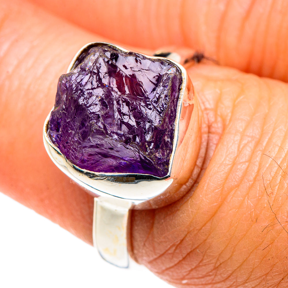 Amethyst Rings handcrafted by Anasilvercos - RING87935