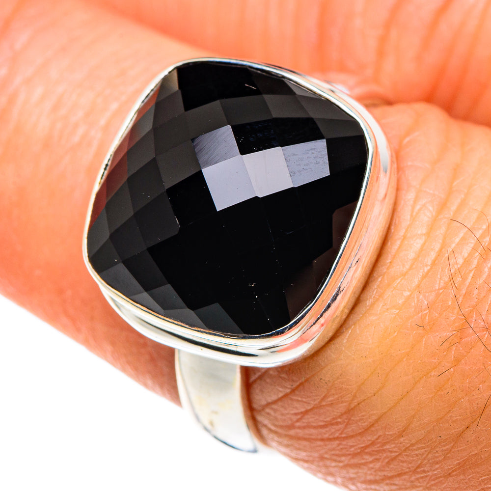 Black Onyx Rings handcrafted by Anasilvercos - RING87937