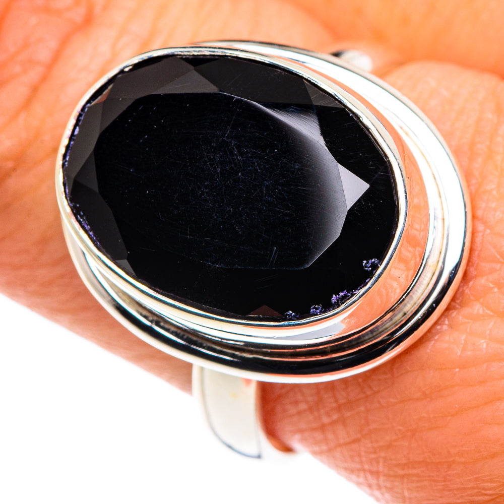 Black Onyx Rings handcrafted by Anasilvercos - RING87948