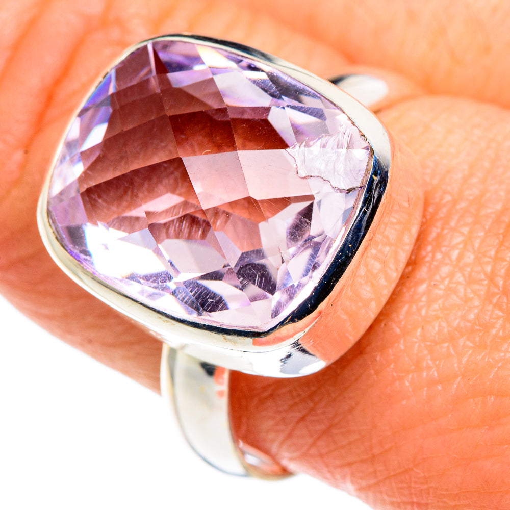 Kunzite Rings handcrafted by Anasilvercos - RING87959