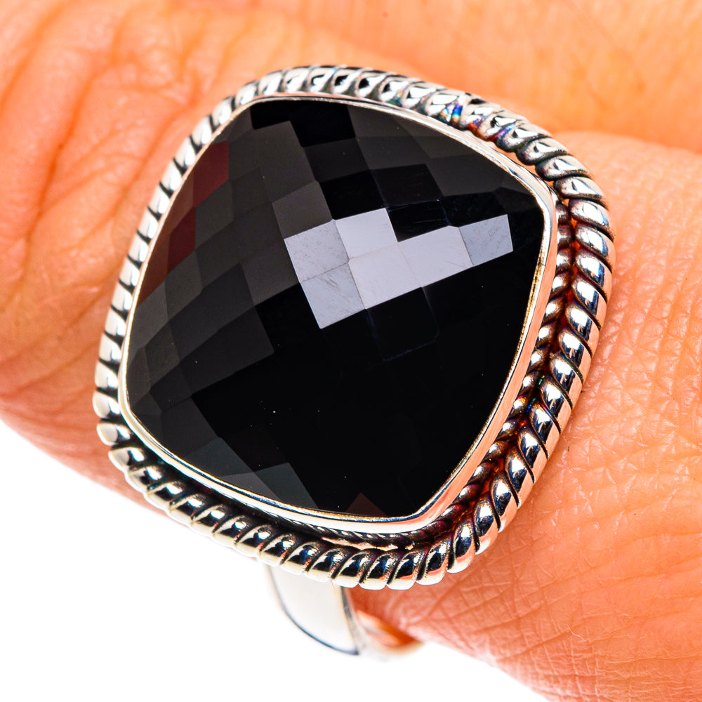 Black Onyx Rings handcrafted by Anasilvercos - RING87960