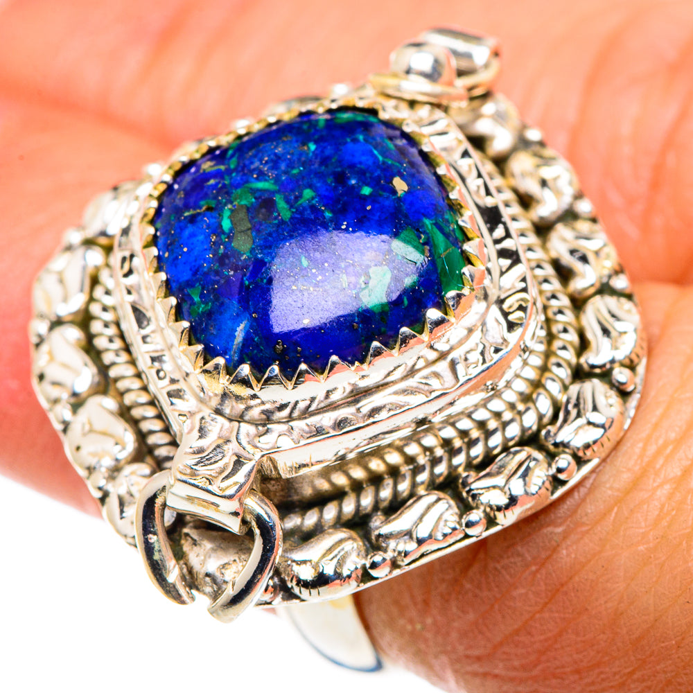Azurite Rings handcrafted by Anasilvercos - RING88027