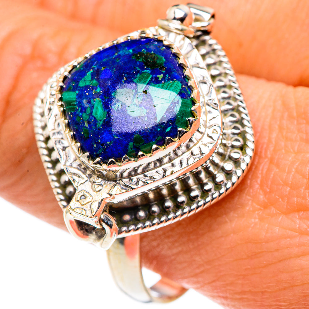 Azurite Rings handcrafted by Anasilvercos - RING88028