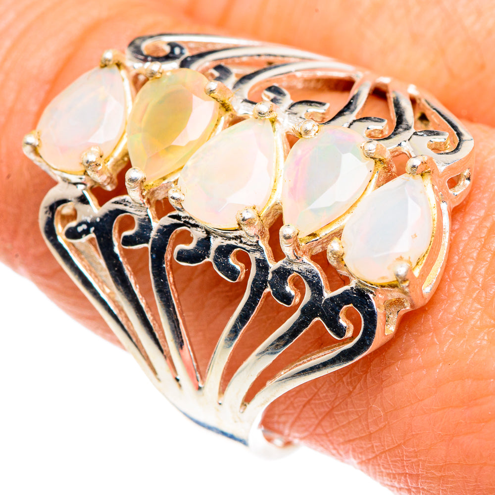 Ethiopian Opal Rings handcrafted by Anasilvercos - RING88030