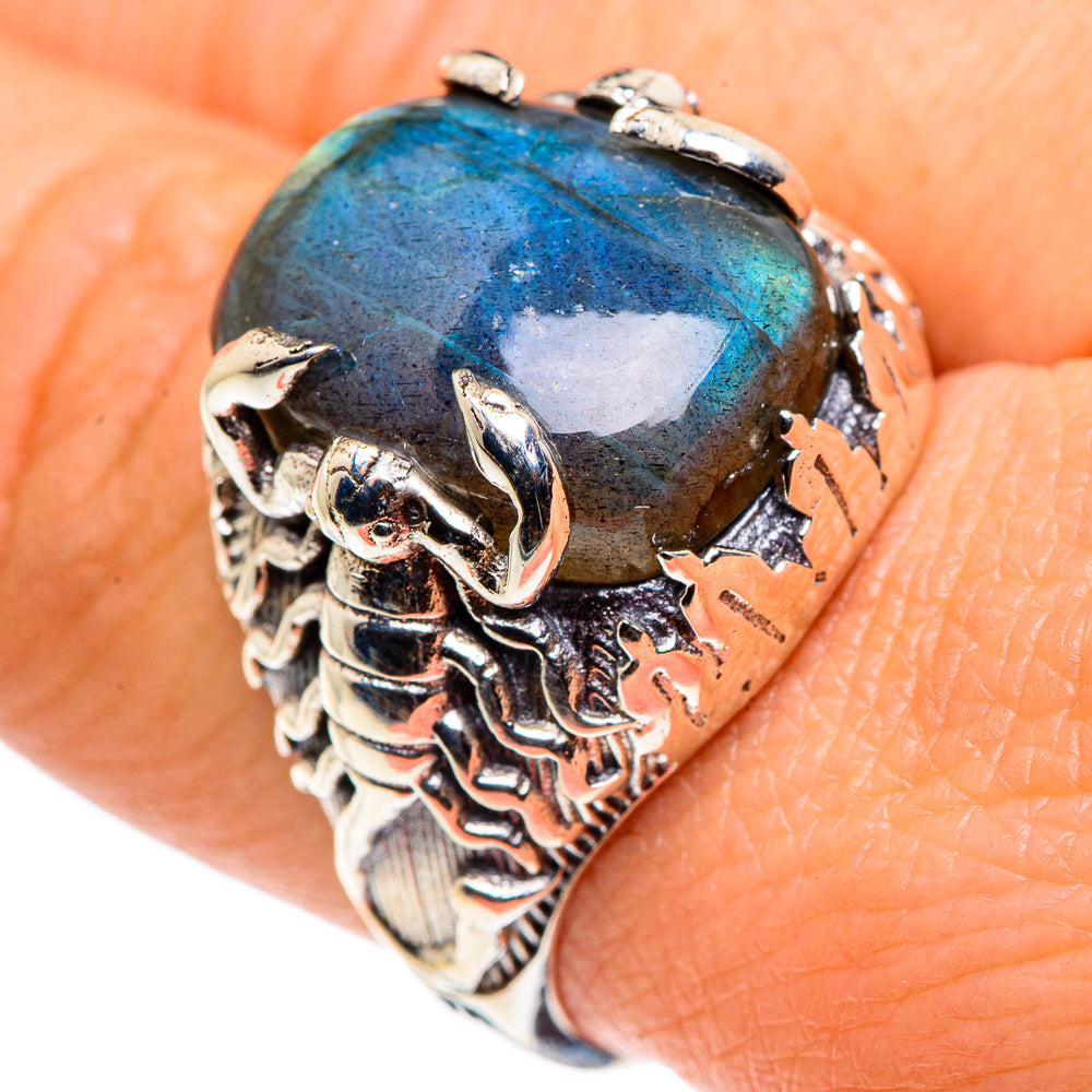 Labradorite Rings handcrafted by Anasilvercos - RING88031