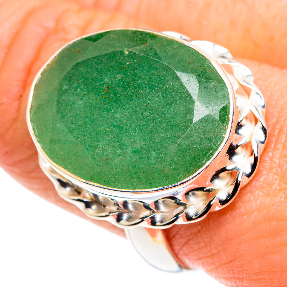 Prehnite Rings handcrafted by Anasilvercos - RING88038