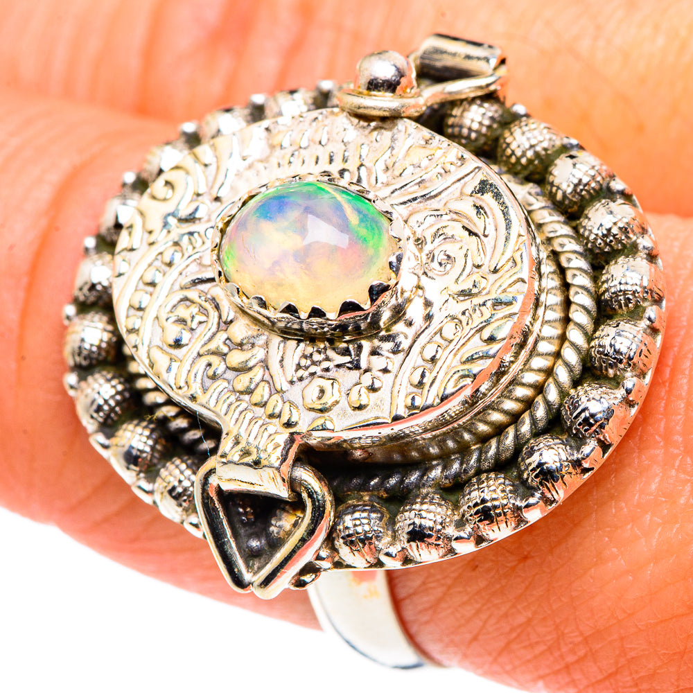 Ethiopian Opal Rings handcrafted by Anasilvercos - RING88061
