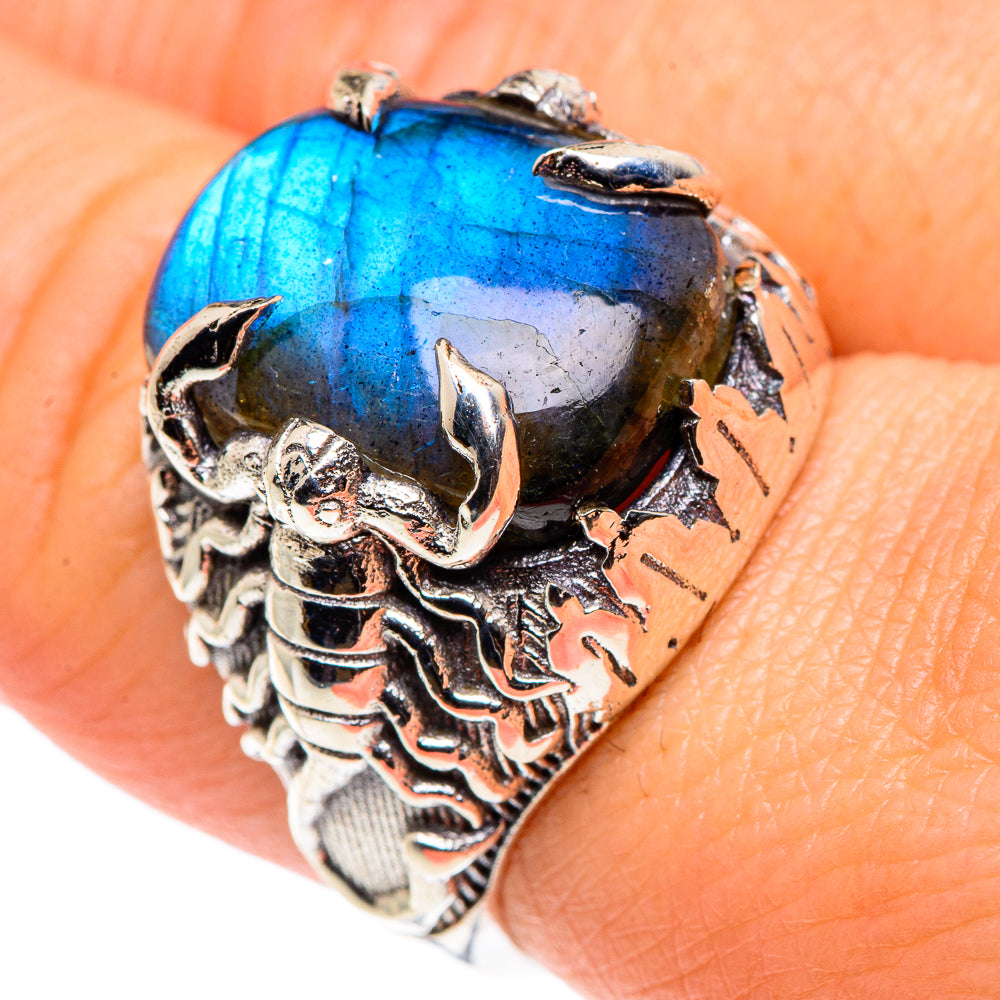Labradorite Rings handcrafted by Anasilvercos - RING88067