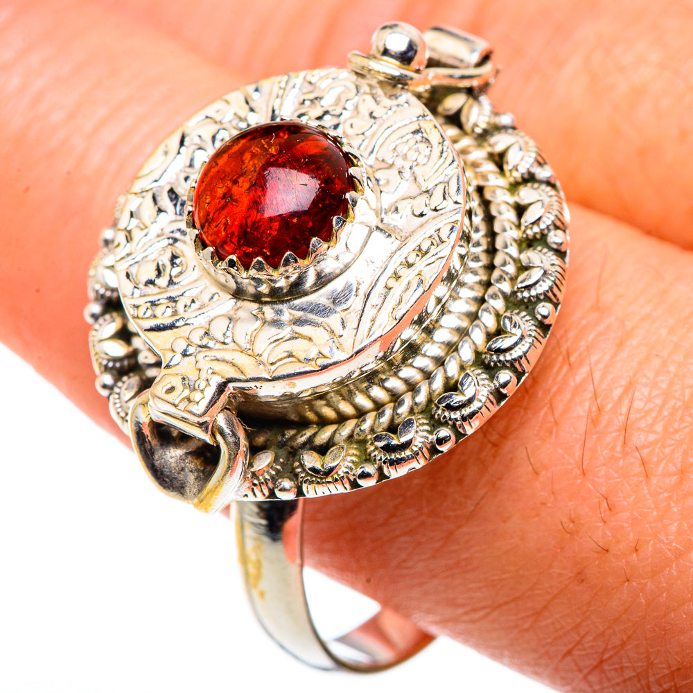 Garnet Rings handcrafted by Anasilvercos - RING88081