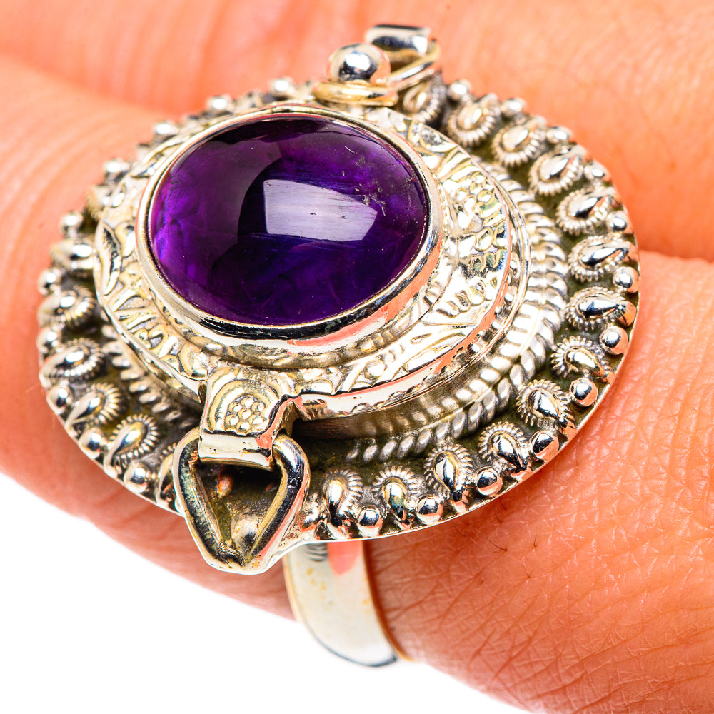 Amethyst Rings handcrafted by Anasilvercos - RING88083