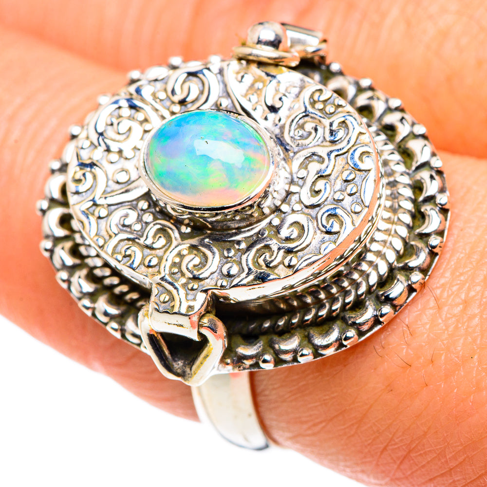 Ethiopian Opal Rings handcrafted by Anasilvercos - RING88091