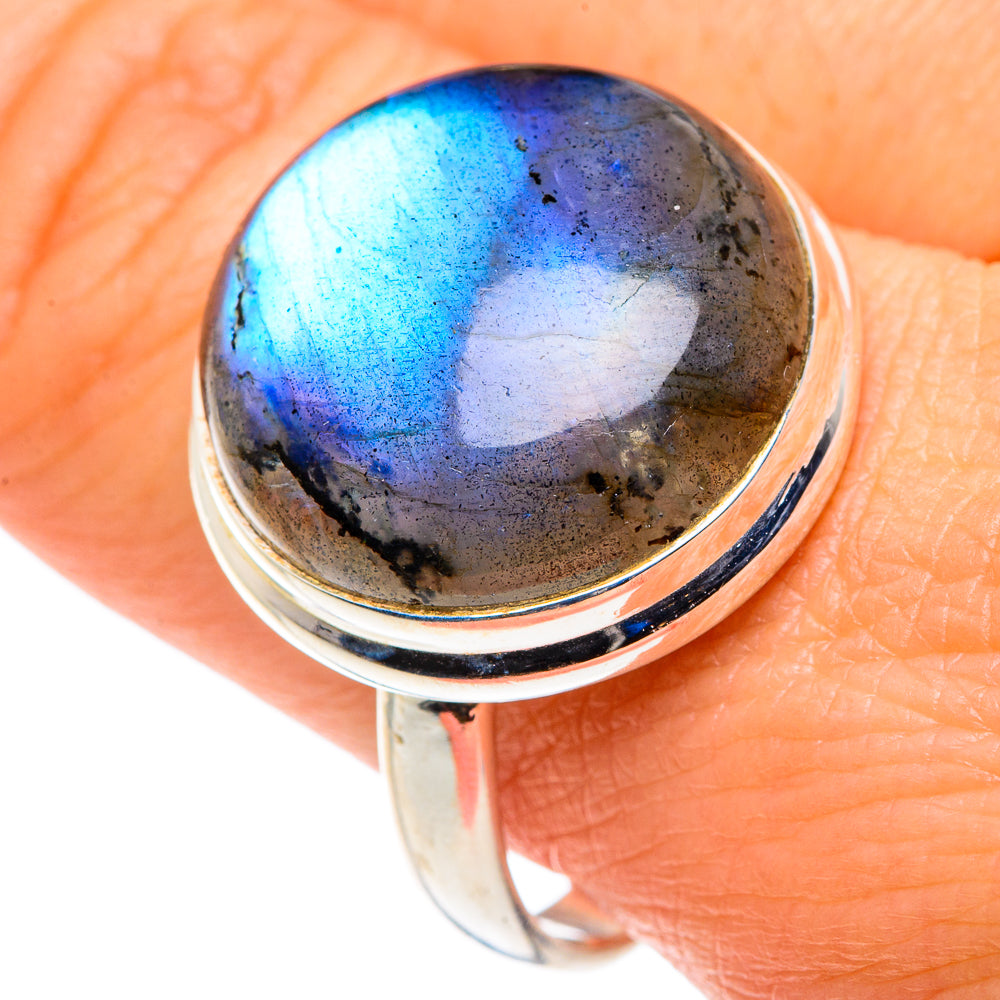 Labradorite Rings handcrafted by Anasilvercos - RING88095