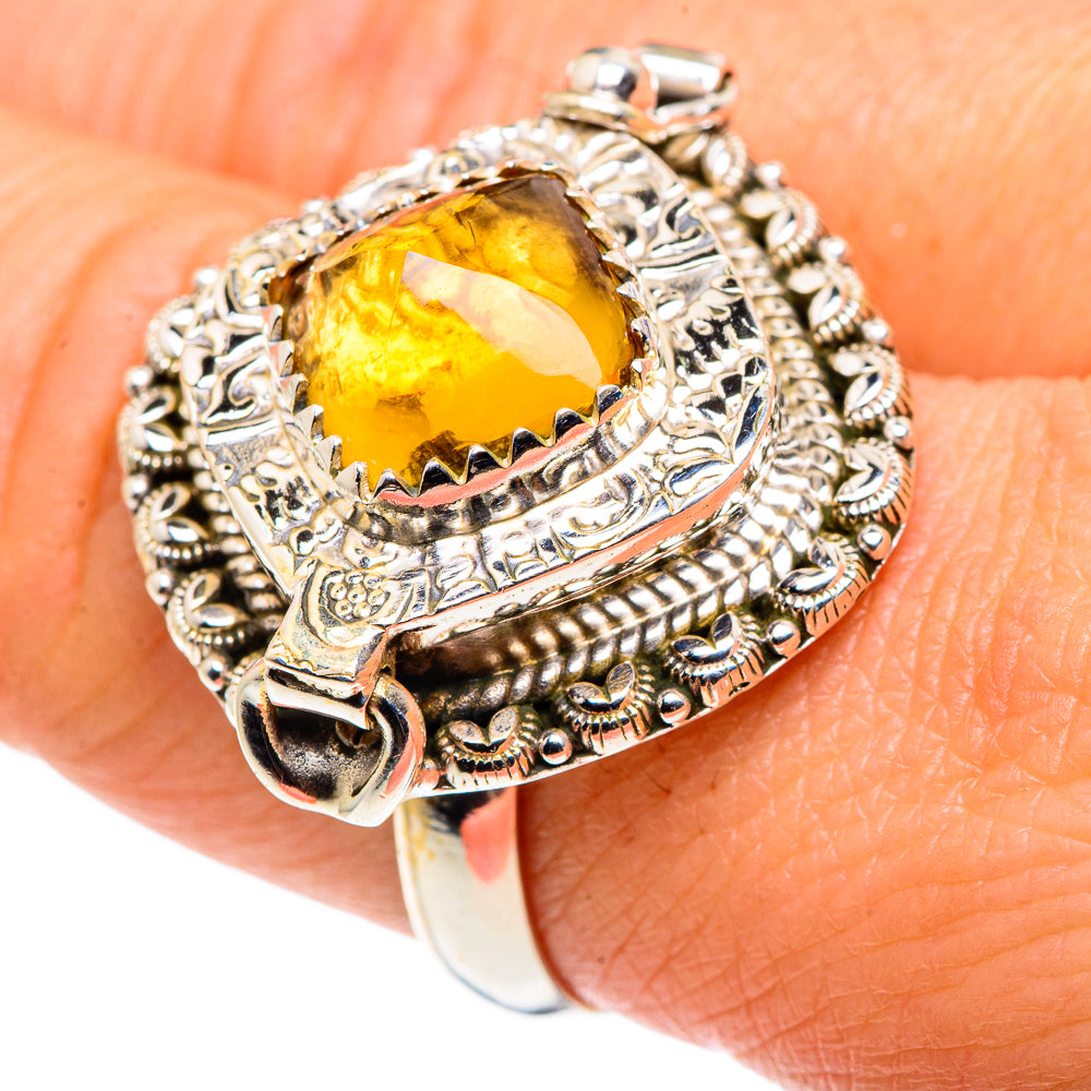 Citrine Rings handcrafted by Anasilvercos - RING88107