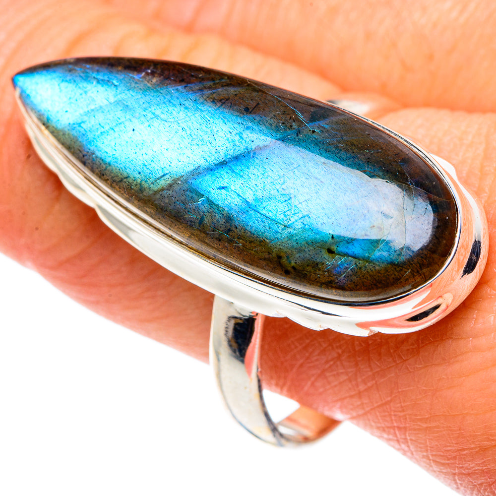 Labradorite Rings handcrafted by Anasilvercos - RING88118