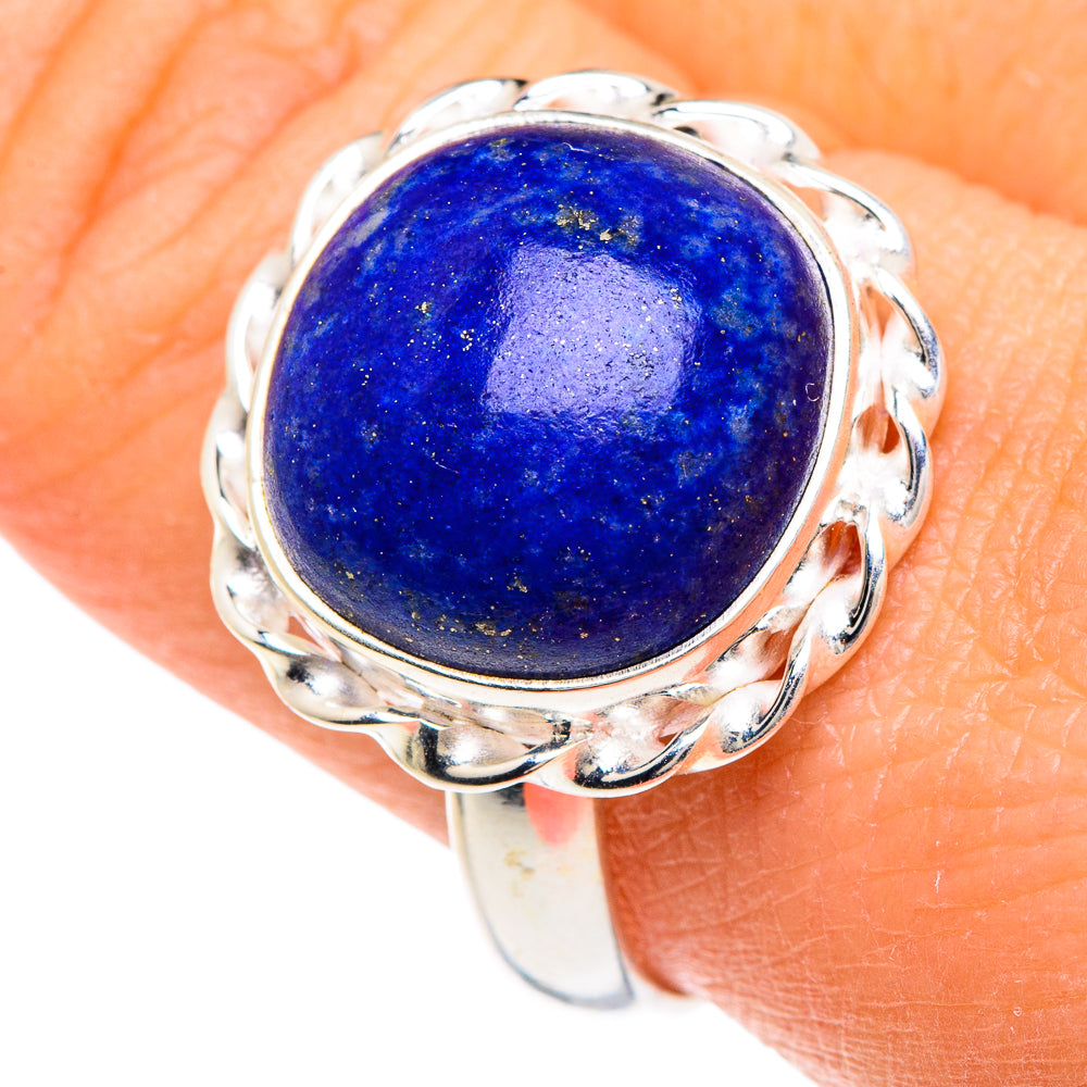 Lapis Lazuli Rings handcrafted by Anasilvercos - RING88133