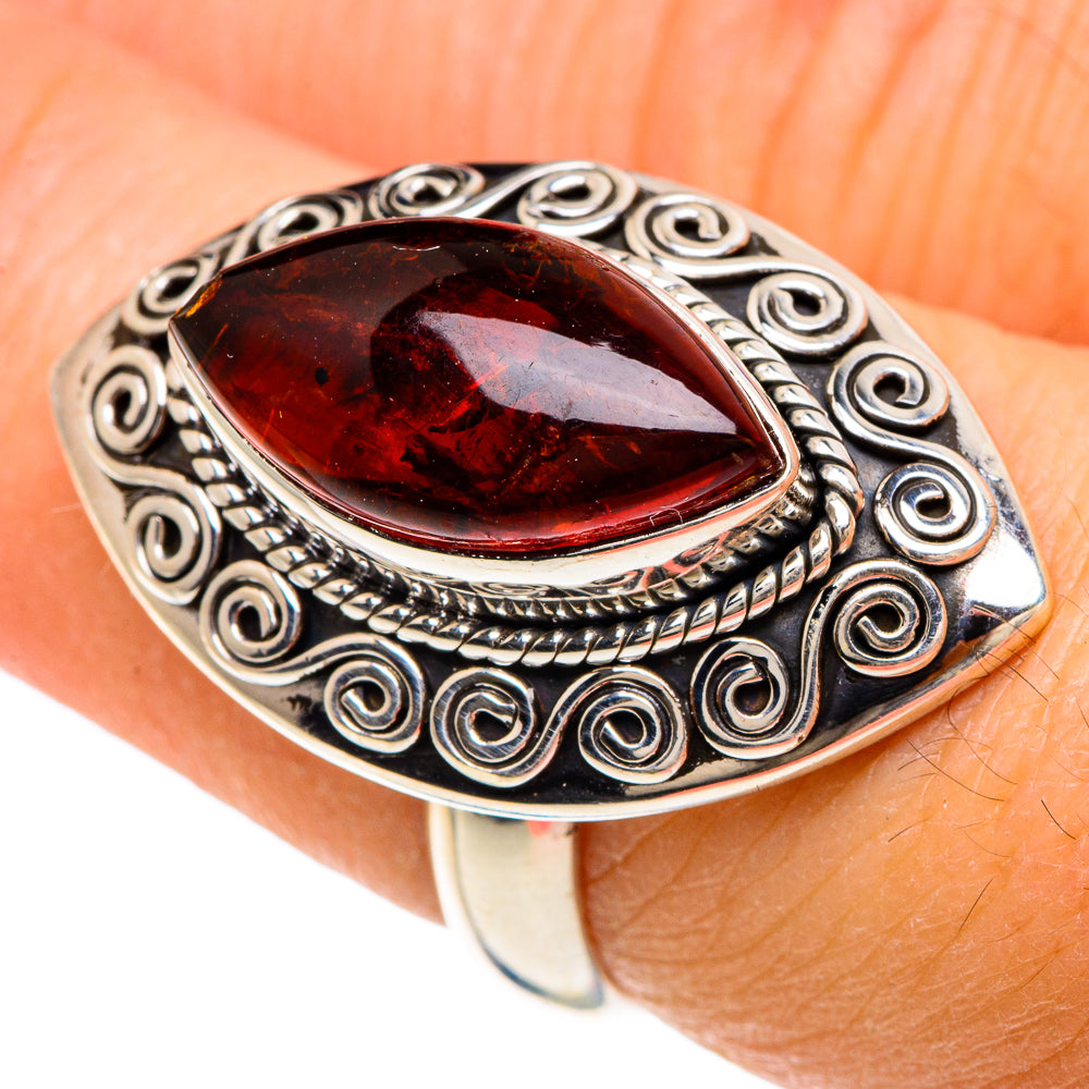 Baltic Amber Rings handcrafted by Anasilvercos - RING88144