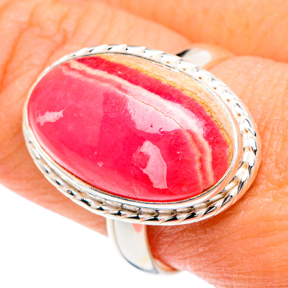 Rhodochrosite Rings handcrafted by Anasilvercos - RING88149
