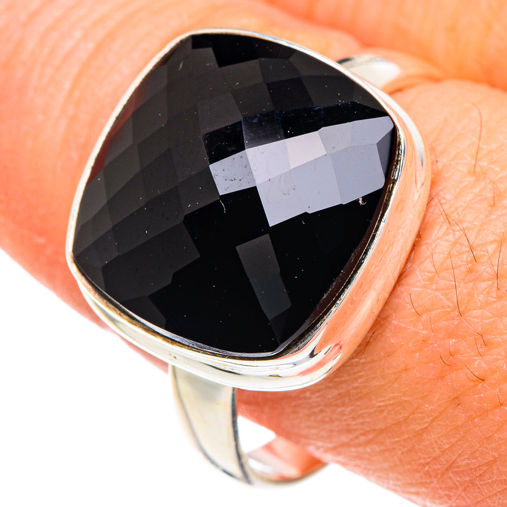 Black Onyx Rings handcrafted by Anasilvercos - RING88155