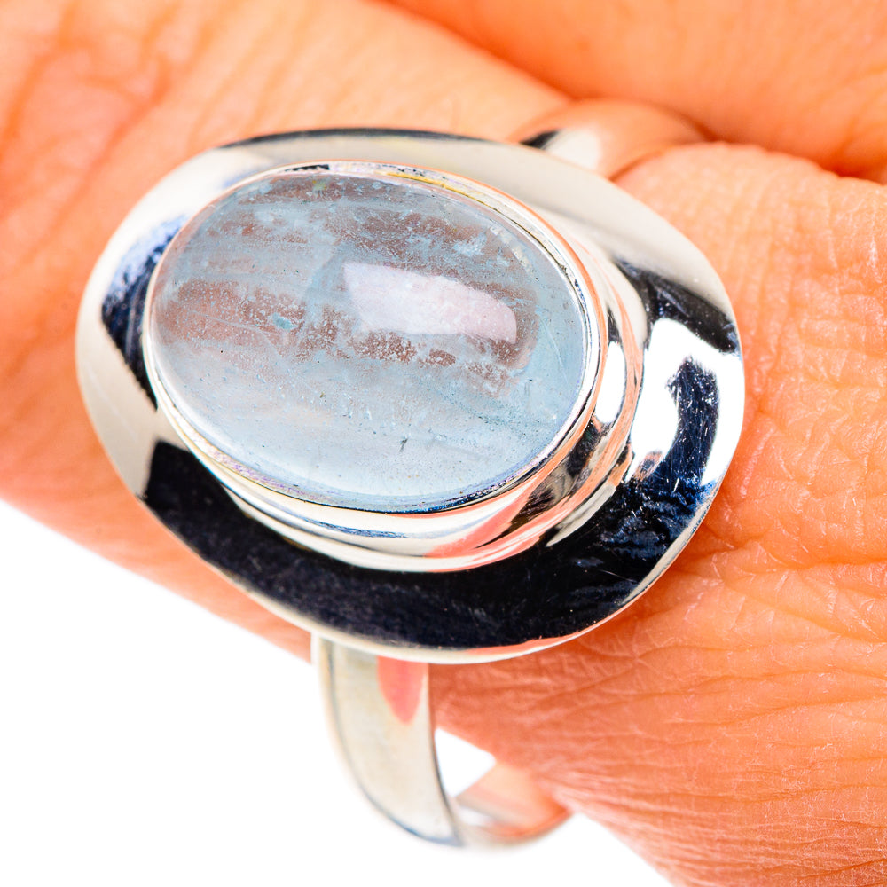 Aquamarine Rings handcrafted by Anasilvercos - RING88166