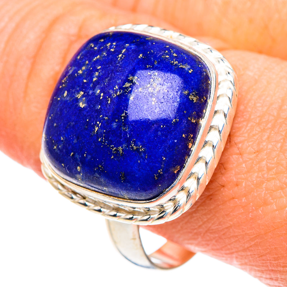Lapis Lazuli Rings handcrafted by Anasilvercos - RING88168