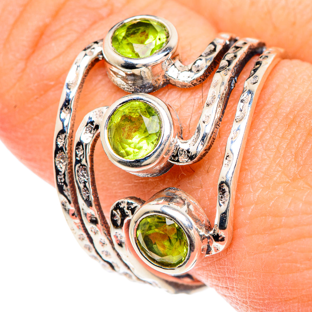 Peridot Rings handcrafted by Anasilvercos - RING88173