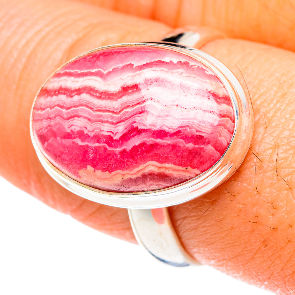 Rhodochrosite Rings handcrafted by Anasilvercos - RING88180
