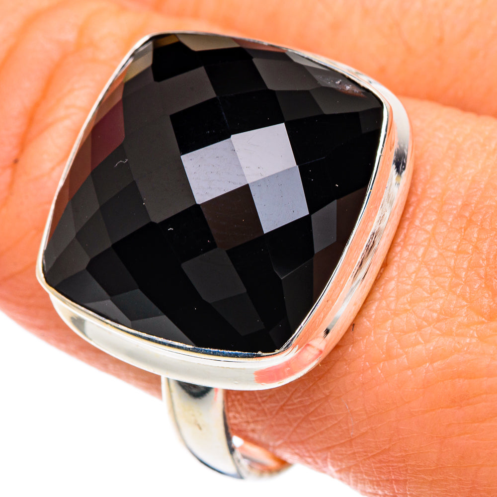 Black Onyx Rings handcrafted by Anasilvercos - RING88186