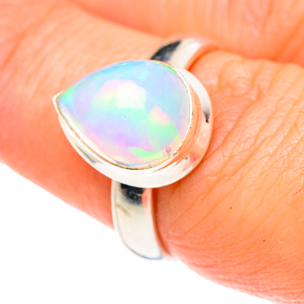 Ethiopian Opal Rings handcrafted by Anasilvercos - RING88192