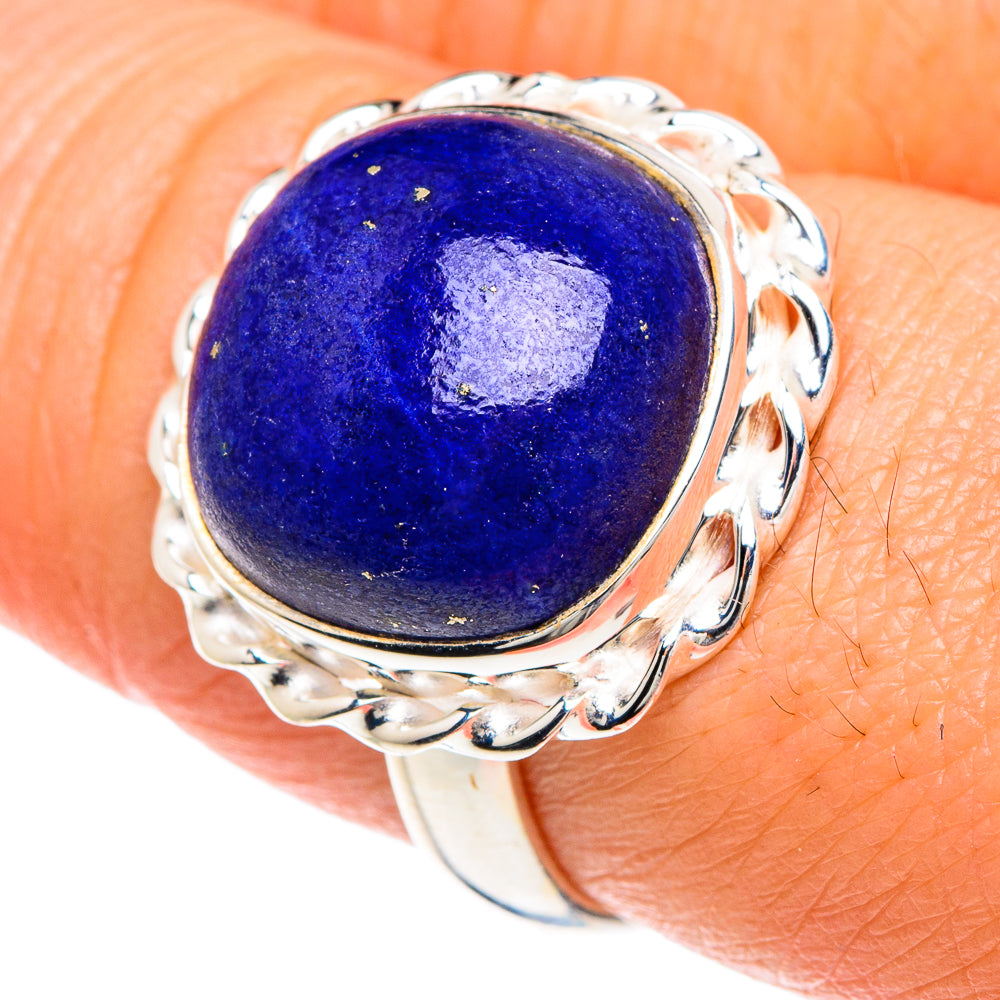 Lapis Lazuli Rings handcrafted by Anasilvercos - RING88196