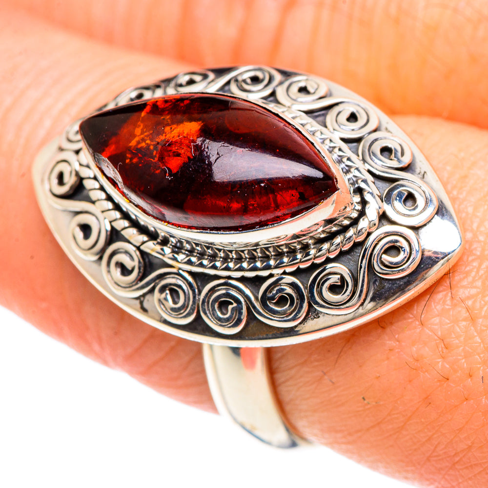 Baltic Amber Rings handcrafted by Anasilvercos - RING88209